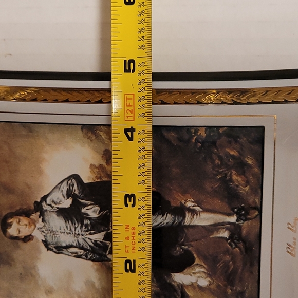 Vintage Art Glass Dish of Blue Boy by Pierre Auguste Renoir - Picture 10 of 12